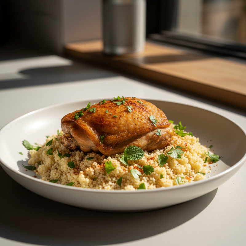 No-Mess Chicken Couscous & Global World Beat Radio