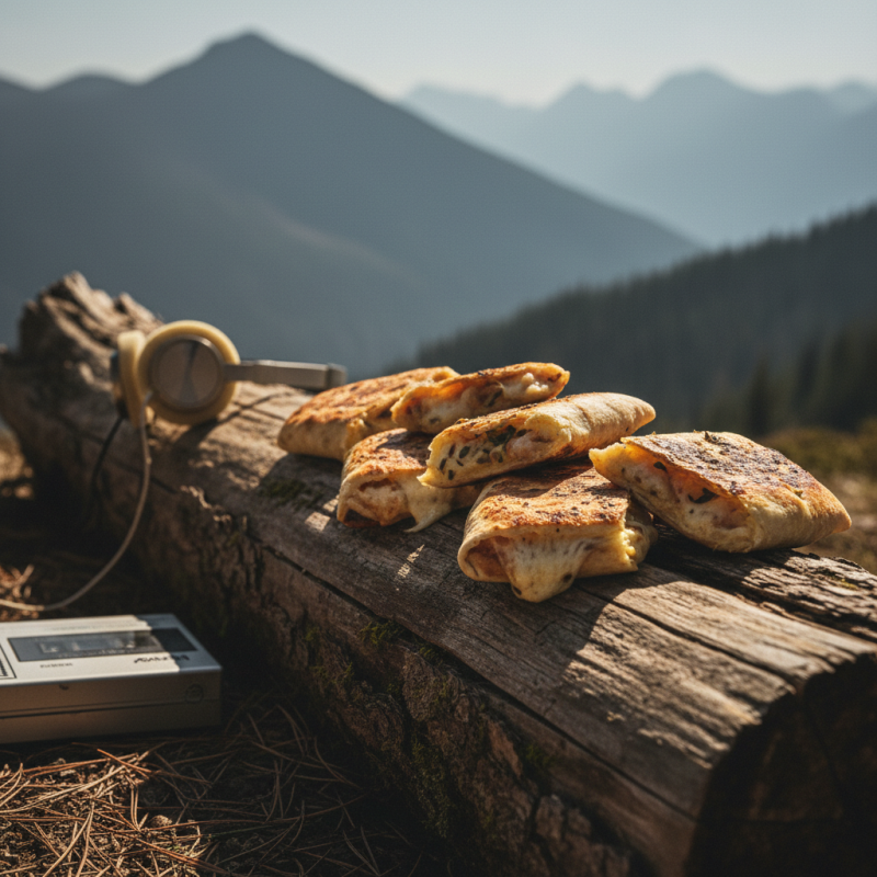 Backcountry Pizza Wraps & 80s Pop Radio: A Nostalgic Hiking Dinner